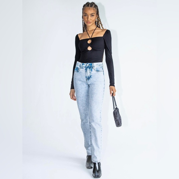 Princess Polly glow up bodysuit in black - Picture 2 of 6